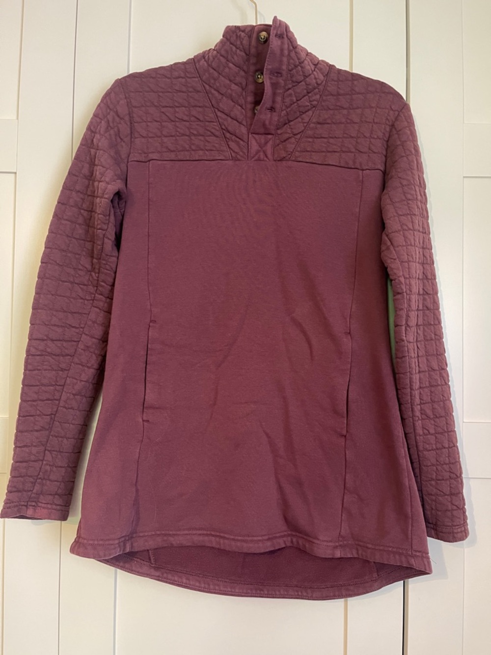 Columbia Mauve Quilted Pullover Jacket